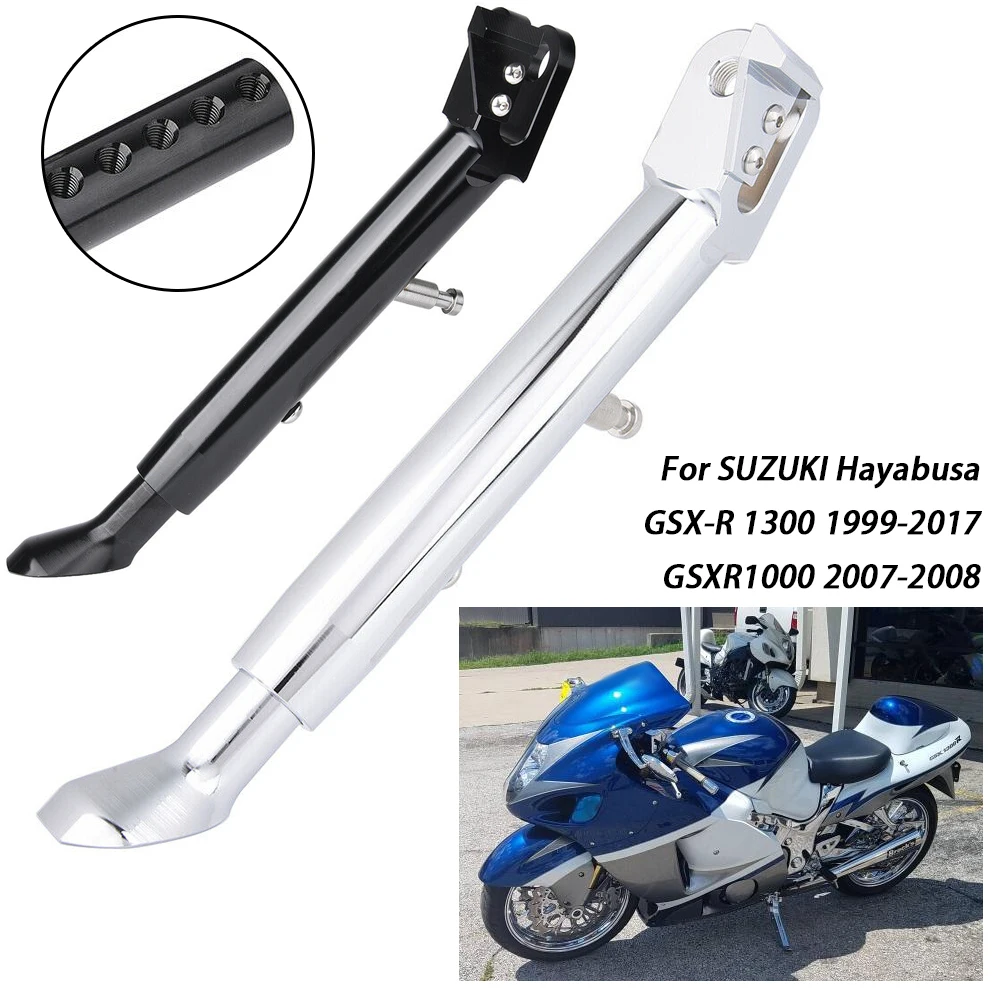 

Motorcycle Adjustable Kickstand Side Stand For 1999-2017 Suzuki Hayabusa GSX1300R GSXR1300 GSX-R 1300 GSXR1000 K7 K8 2007-2008