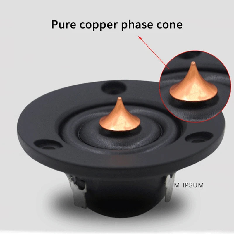 2 шт. дюймовый шелковый электронный твитер Hi Fi 4 Ом 30 Вт пассивная акустическая