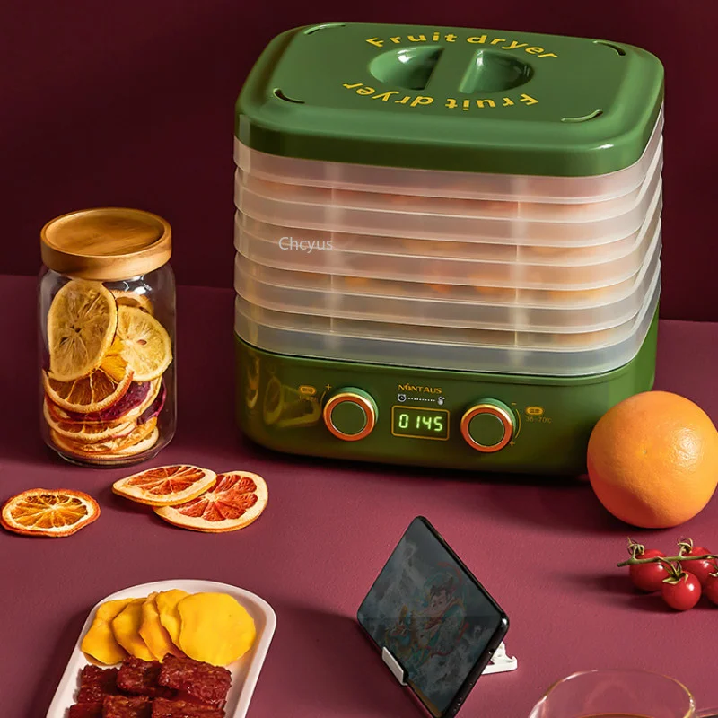 

Upgraded style 5-layer fruit dryer fruit dryer household small automatic meat fruit flower tea dehydrated pet snack drying