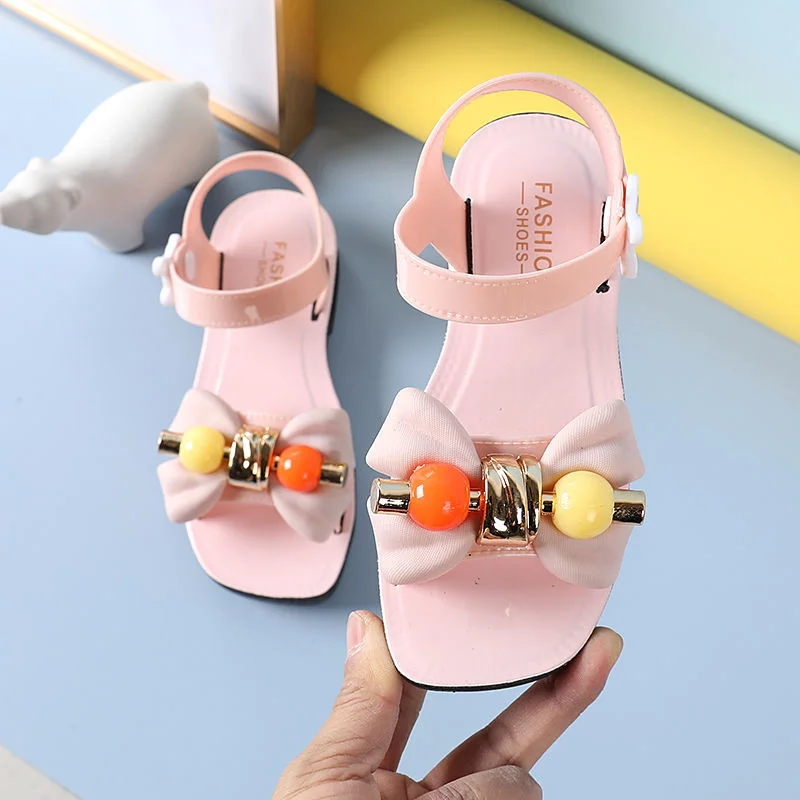 

Girls' Sandals 2021 Summer New Children's Girls' Soft Bottom Anti Slip Flower Fashion Candy Princess Shoes Footwear