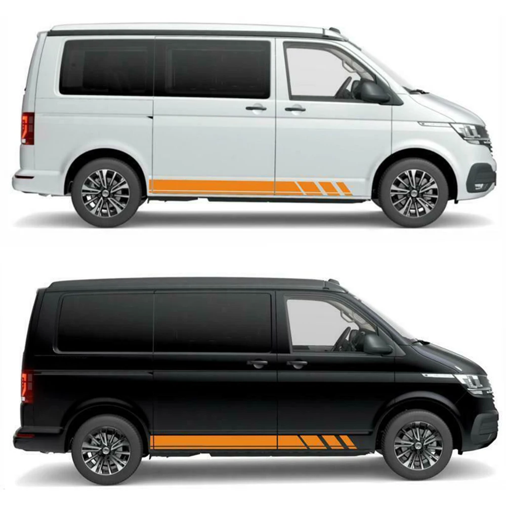 Автомобильные боковые полосы для VW T6.1 T6 T5 наклейка на корпус фургона с