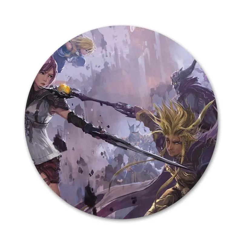 

Final fantasy Icons Pins Badge Decoration Brooches Metal Badges For Backpack Decoration