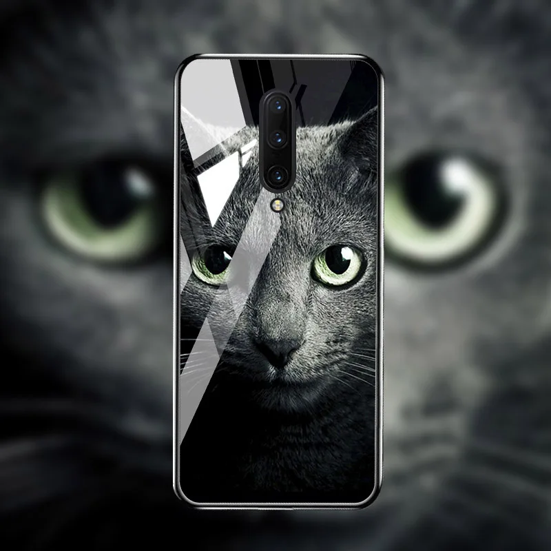B102 Чехол из закаленного стекла для Oneplus 7T 7 Pro чехол s On для One plus 7T 7 Pro Чехол Coque Funda Bumper Coque для OnePlus 7 Pro - Цвет: B102