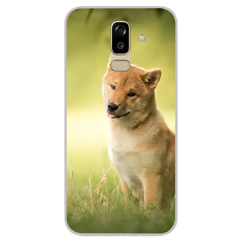 Смешная собака косплей Shiba Лисья Секретная служба (inu матовый Силиконовый чехол