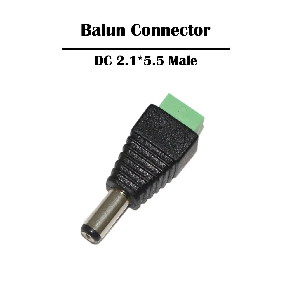 Комплект из 2 предметов 5 шт. коаксиальный Cat 5e кабель BNC Видео балун переменного