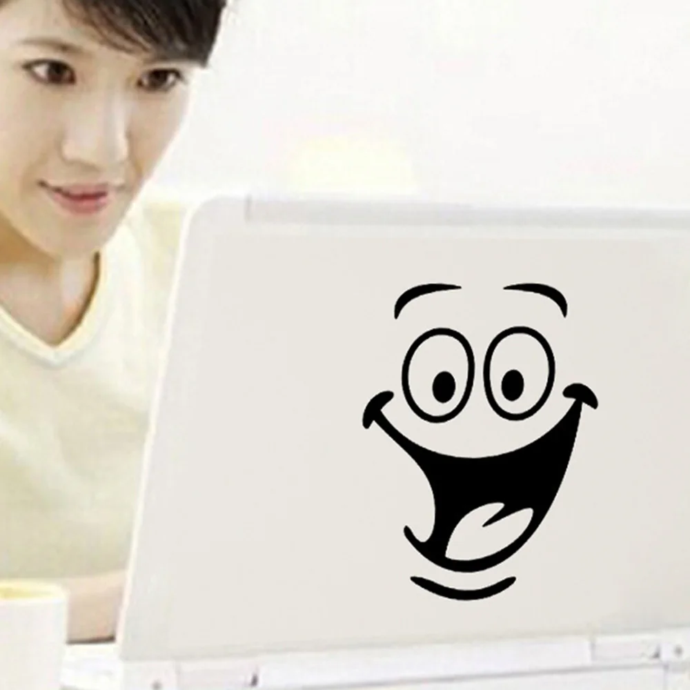 2019 настенные наклейки с забавной улыбкой для детской комнаты сиденья унитаза
