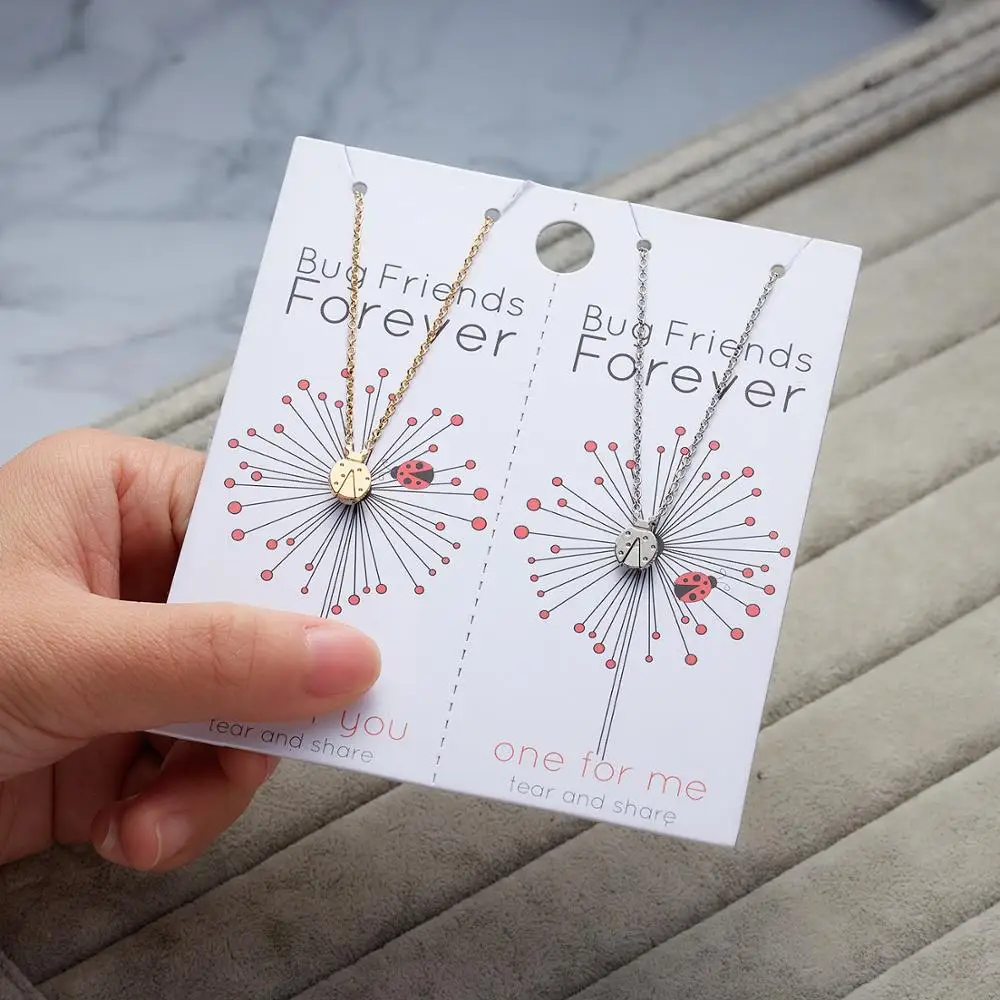 Колье Rinhoo для пар ювелирные изделия 2 шт. ожерелье с насекомыми крабом листьями