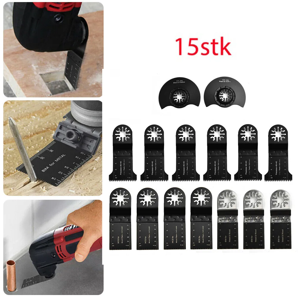 

15-piece Multifunctional Tool Accessory For Fein BSH MKT Multitool Tool