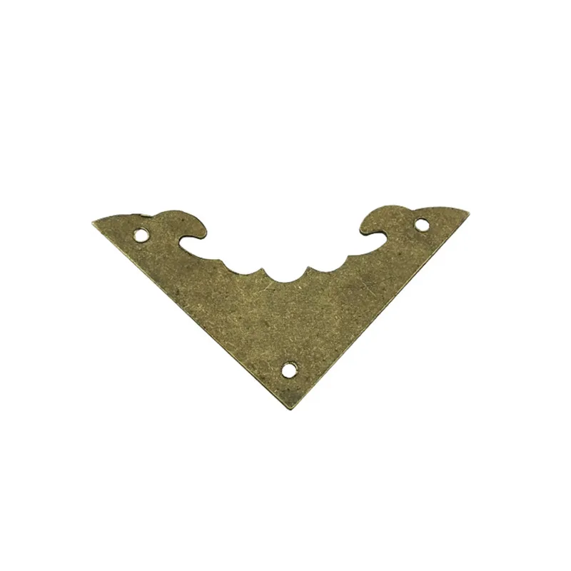 10 шт 4 см латунный треугольник летучая мышь Шон фотошон угловой плоская задняя