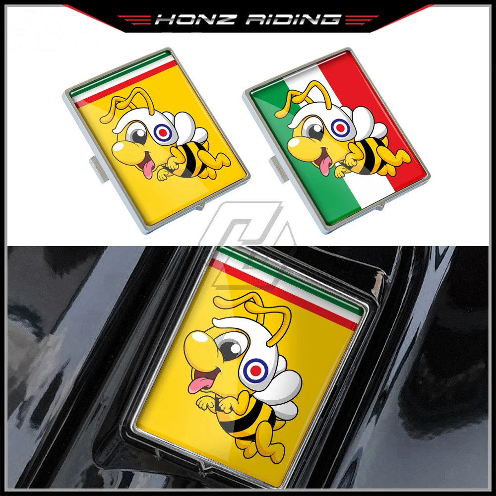 

For Piaggio Vespa Scooter LX LXV Primavera Sprint GTS Super 50 150 250 300 300ie Front Rectangle Badge Sticker