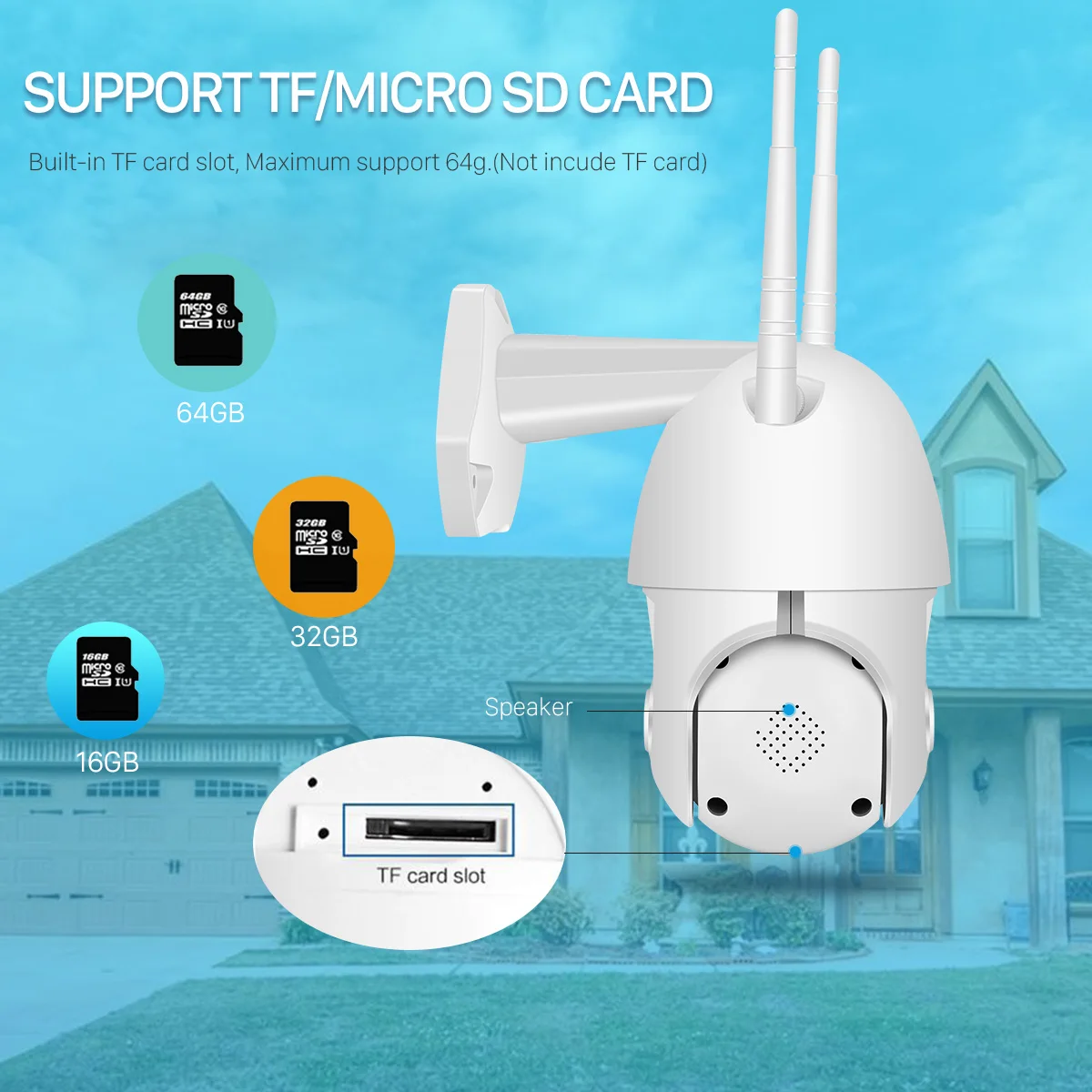 

BESDER 1080P IP Camera Outdoor WiFi Security Protection Motion Detection Auto Tracking Monitor Video surveillance Cam With WiFi