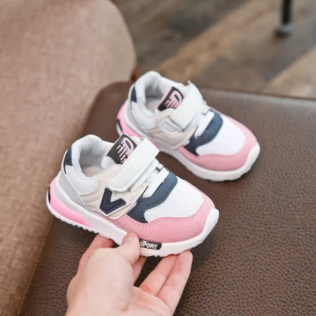 Прямая поставка Детская обувь Сезон осень-зима Новинка Модная дышащая детская