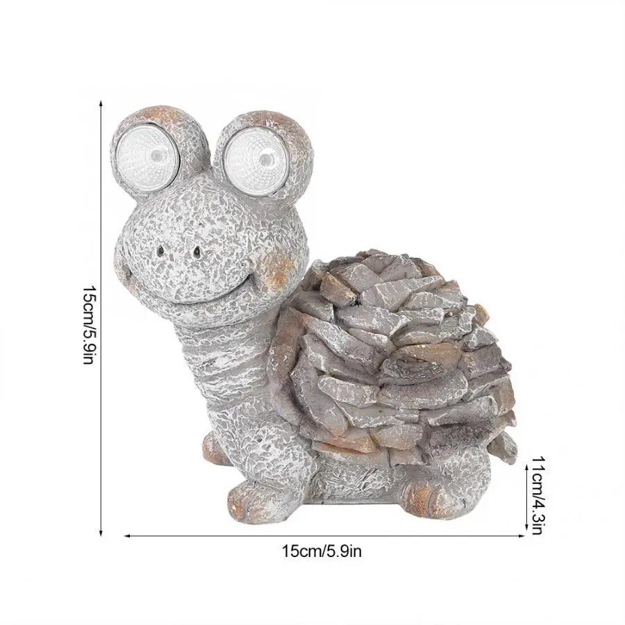 Миниатюрная уличная фигурка на солнечной батарее декоративное освещение