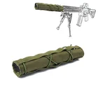 Тактическая охотничья 22 см глушитель крышку подавитель нейлон съемки глушитель выхлопной трубы Защитный чехол щит рукава пистолет сумка для винтовки кобура