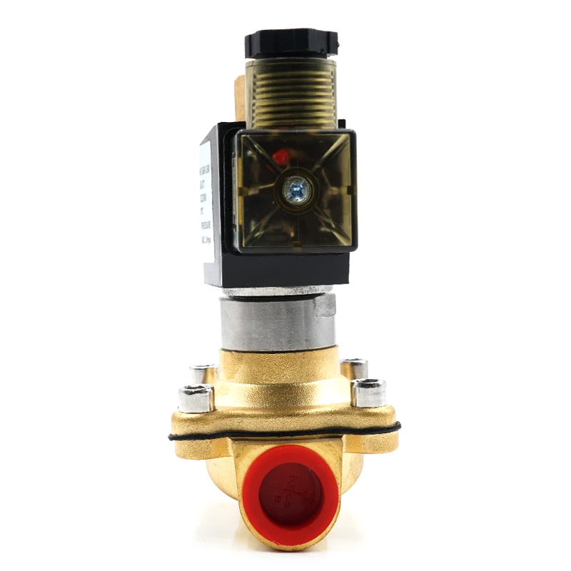 Соленоидный клапан латунный нормально открытый IP65 высокотемпературный