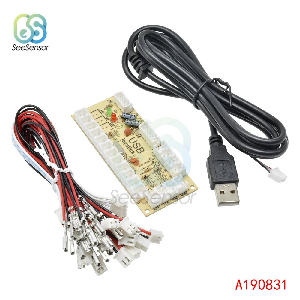 USB кодировщик для ПК с нулевой задержкой джойстика MAME и аркадных файтингов панель