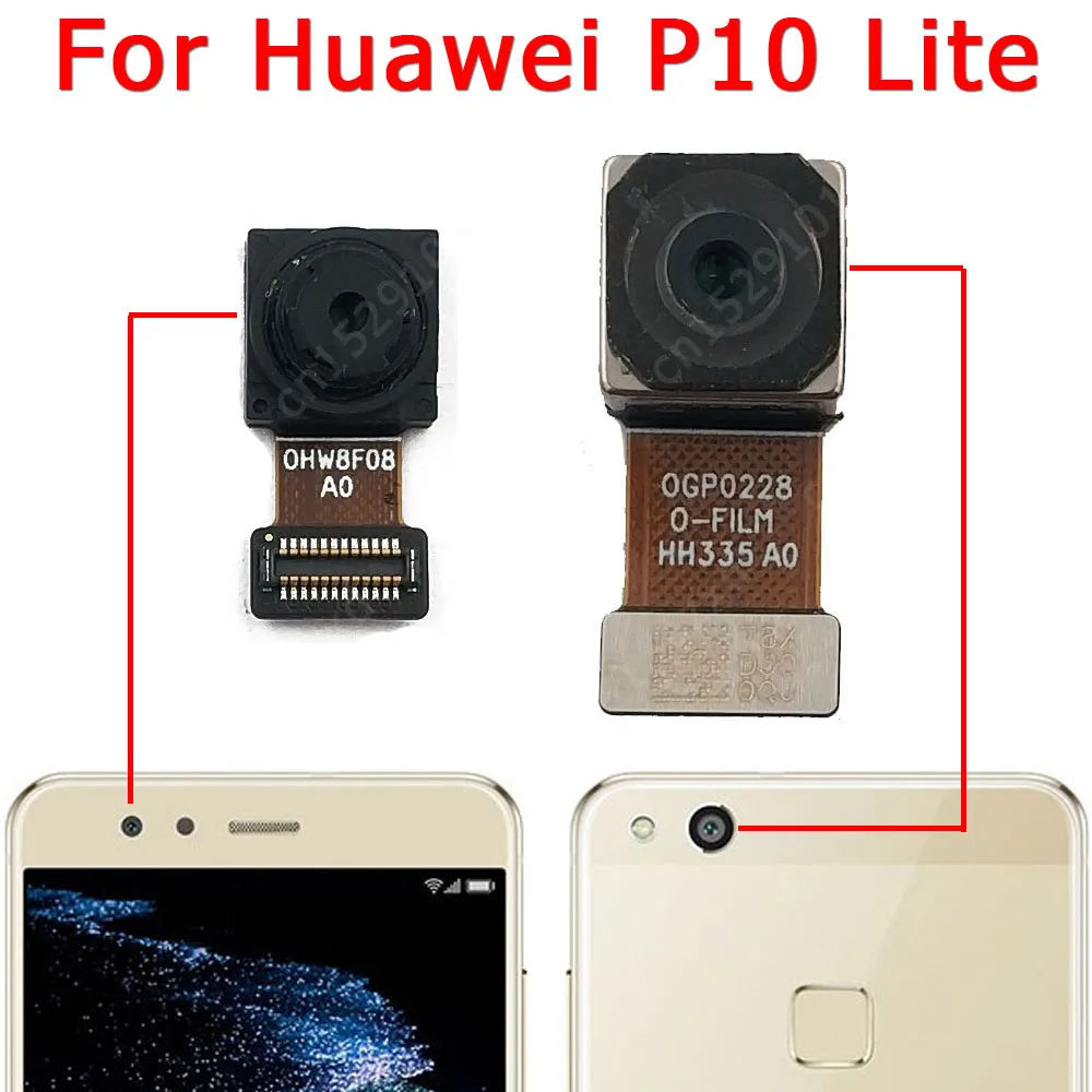 

Модуль гибкой камеры для Huawei P10 Lite P10Lite, запасные части для фронтальной и основной камеры заднего вида, модуль для мелкой камеры, оригинал