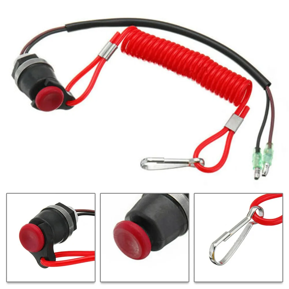 

Outboard Motor Switch Parts Waterproof With Red Rope Kill High Quality