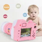 Розовая электронная цифровая камера, игрушка, проекционный мини-проектор для музыки, видеокамера для девочек, веселая игрушка
