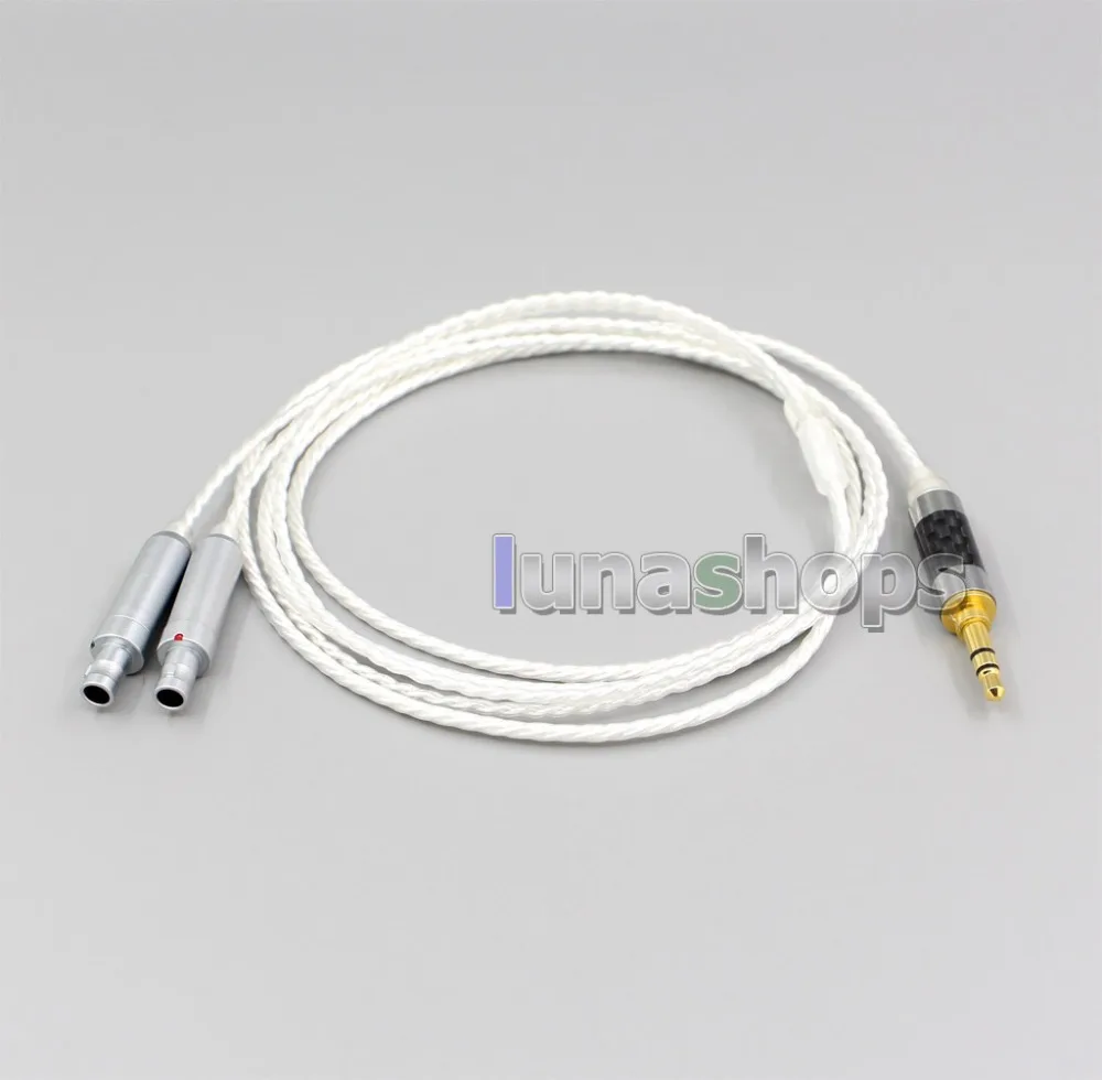 LN004821 3,5 мм OCC+ посеребренный медный кабель для наушников Sennheiser HD800 HD820 HD820s