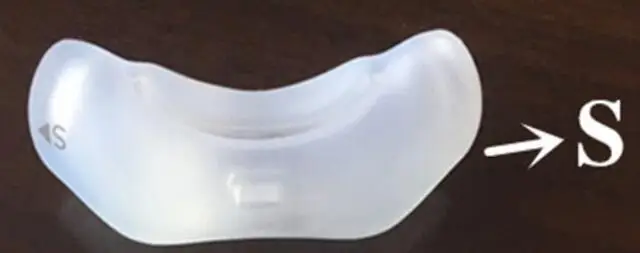 nose part S Запасные части для Dreamwear под нос носовая маска против храпа - Цвет: nose part S