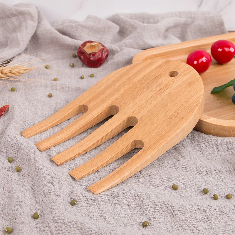 Бамбуковые салатные когти измельчение обработка резьба пищевая - Цена: 725,19 руб.