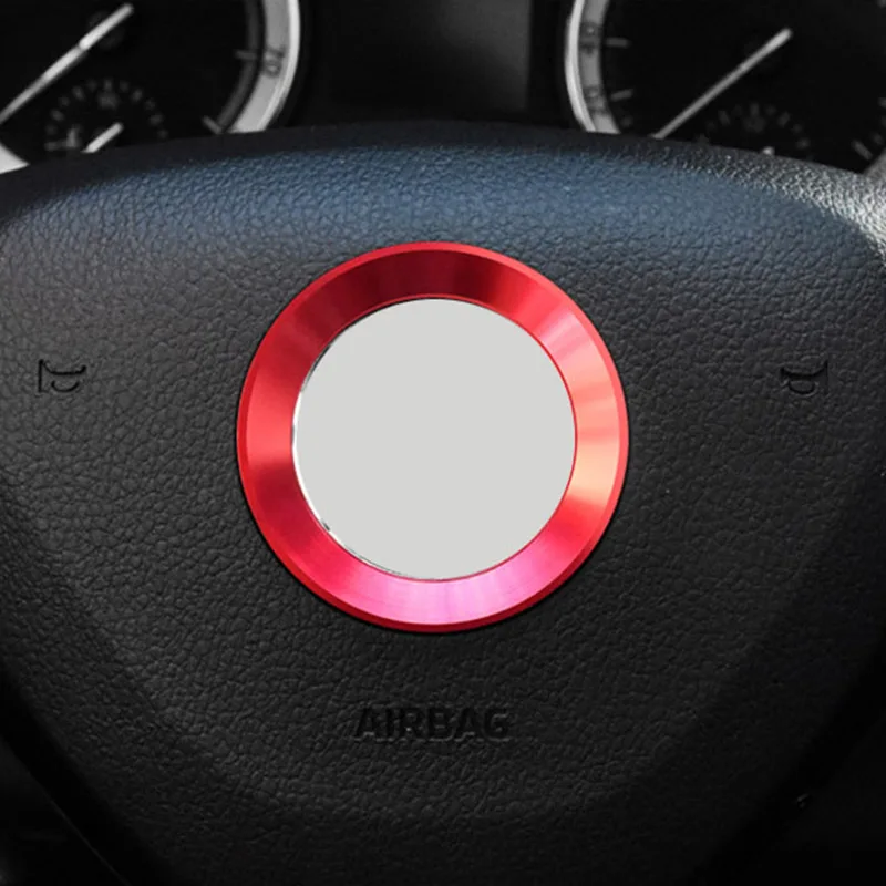 Чехол на руль украшение кольцо с блестками подходит для Skoda Octavia Superb Kodiaq Karoq Fabia Kamiq