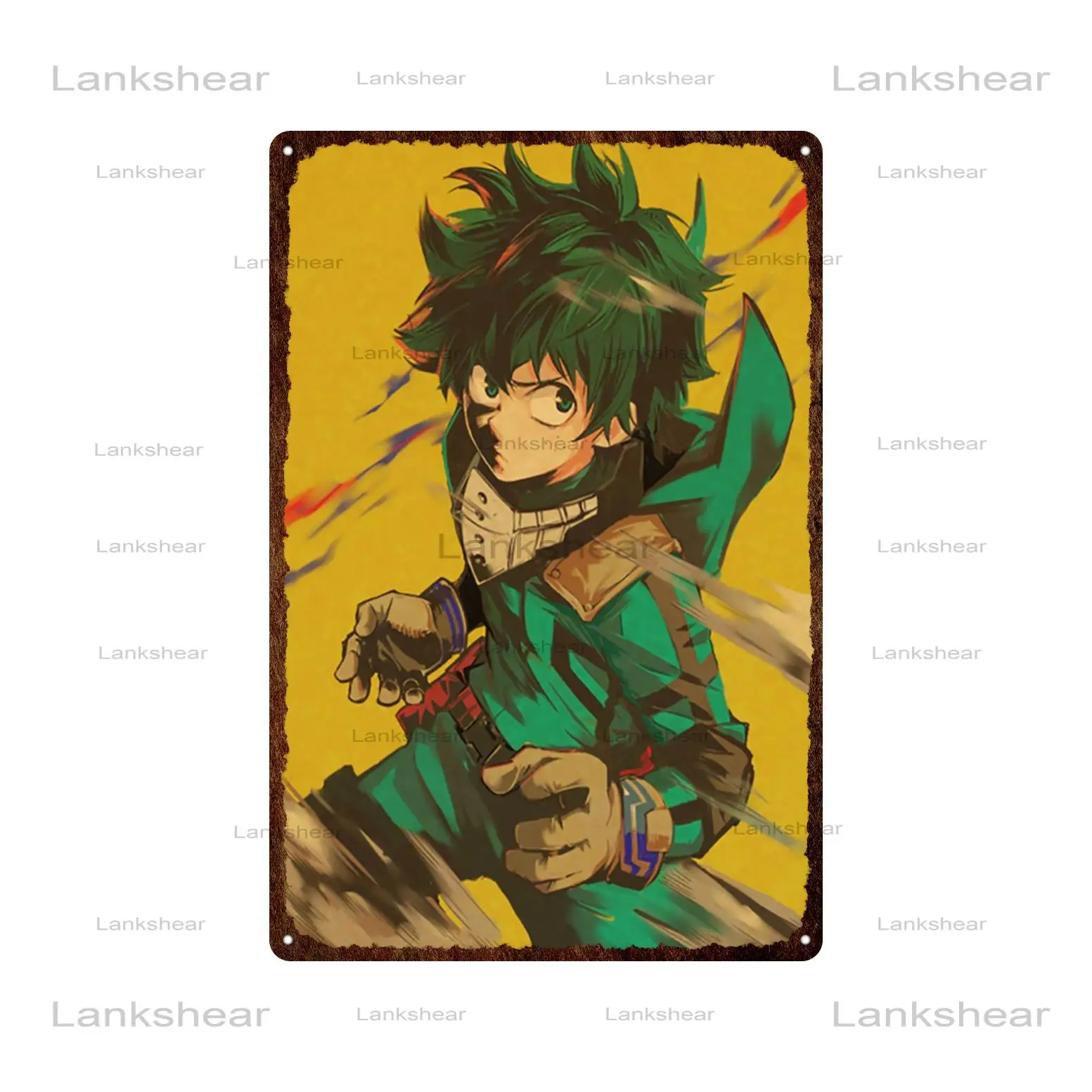 

New Metal Wall Arts Vintage Tin Sign Jibaku Shounen-Hanako-Kun Poster Retro Print Wall Stickers for Living Room Art Home Decor
