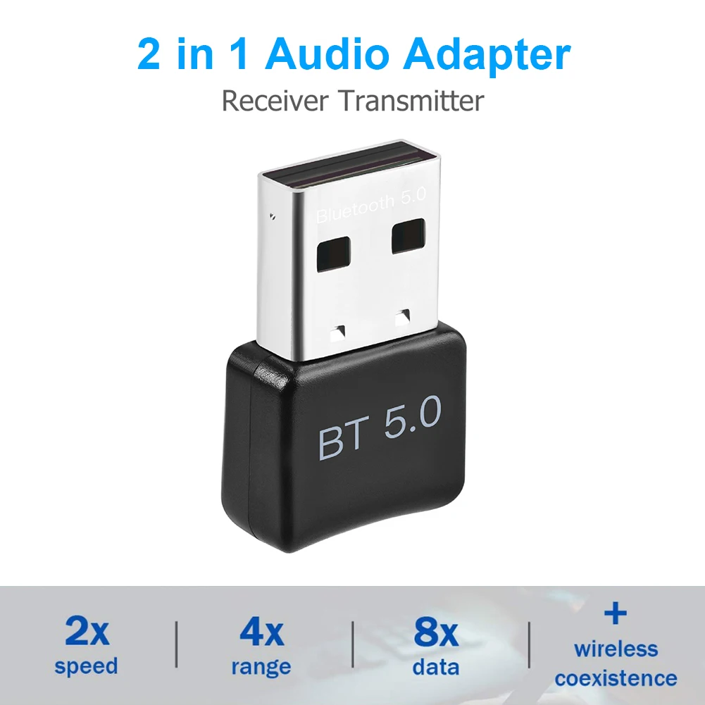 USB Bluetooth 5 0 адаптер наборы бытовой компьютер ключ приемник передатчик Аксессуары