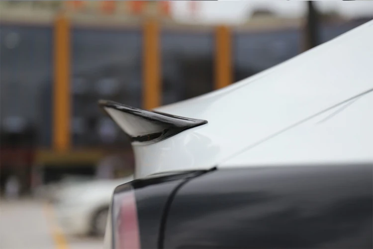 LUCKEASY автомобильный спойлер из углеродного волокна для багажника Tesla модель 3- настоящий спойлер из углеродного волокна для багажника крыло