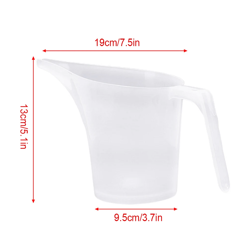 

Transparent Plastic Graduated Measuring Cup Kitchen and Bar Supplies for Baking Beaker Liquid Without Measuring Cup Scale