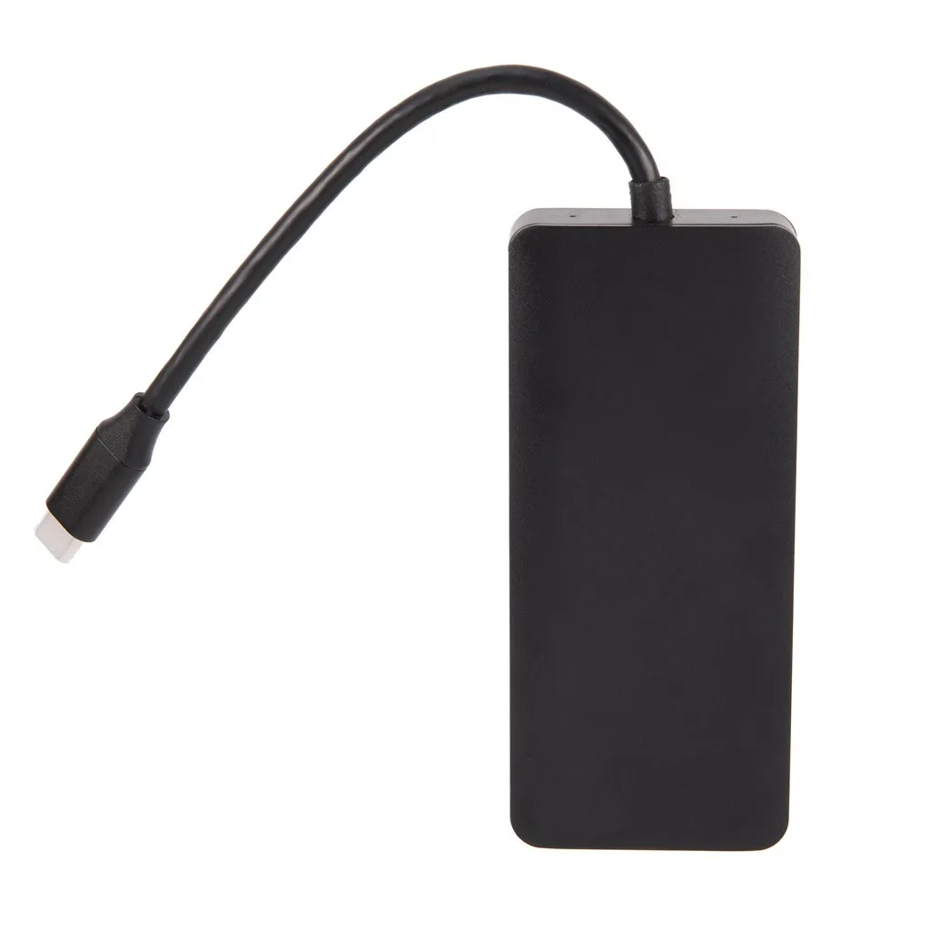 Ouhaobin 9в1 концентратор USB type C адаптер для HDMI 4 K видео Ethernet RJ45 LAN многопортовый с