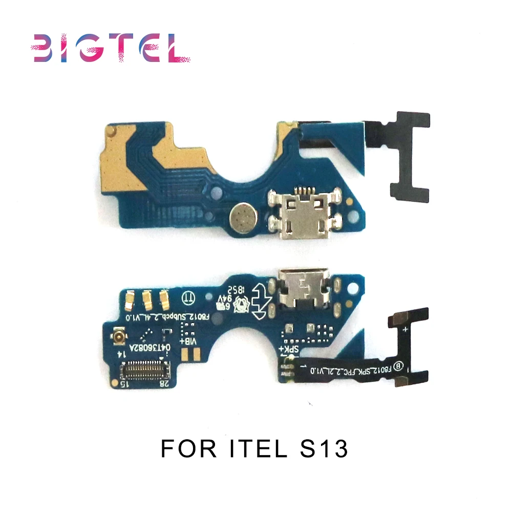 

5 Pcs/Lot 100% Test For Itel S13 USB Charging Port Connector Board Parts Flex Cable Microphone Mic