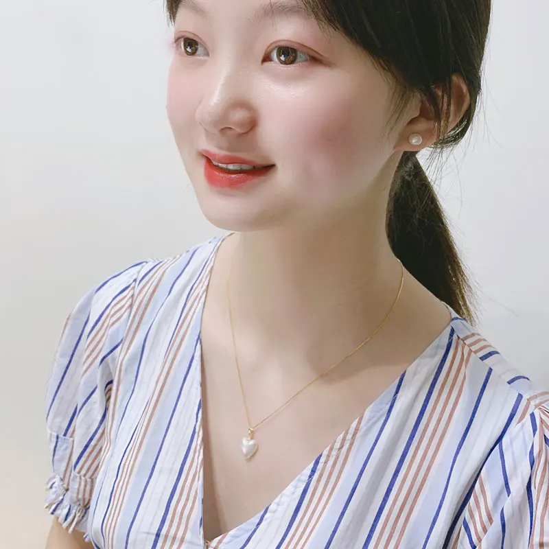 Женская подвеска из желтого золота 18 карат с жемчугом|Подвески| |