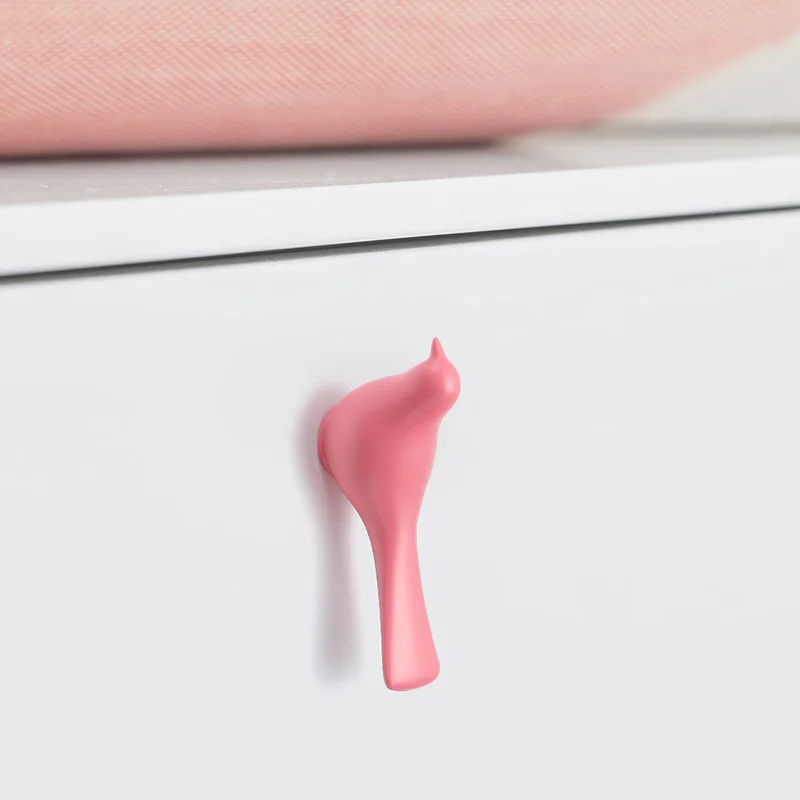 2 шт. настенные крючки для мебели в виде птиц|Ручки шкафа| |