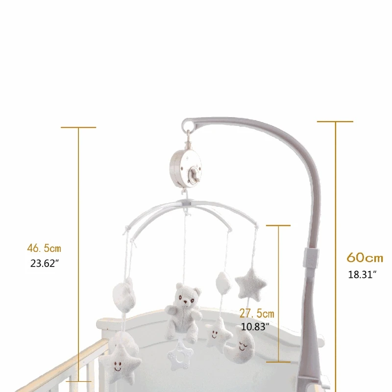 

Baby Puzzle Toy Bedroom Decoration Lovely Cartoon Shaped Baby Bed Around Hanging Supplies Durable Cloth Infant Toys