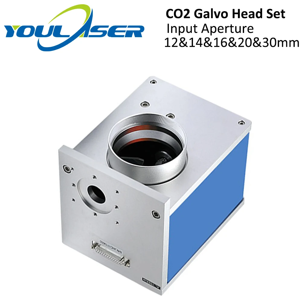 YOULASER CO2 лазерный сканирующий Galvo головка 10 6 мкм Входная диафрагма 12 мм 14 16 20 30