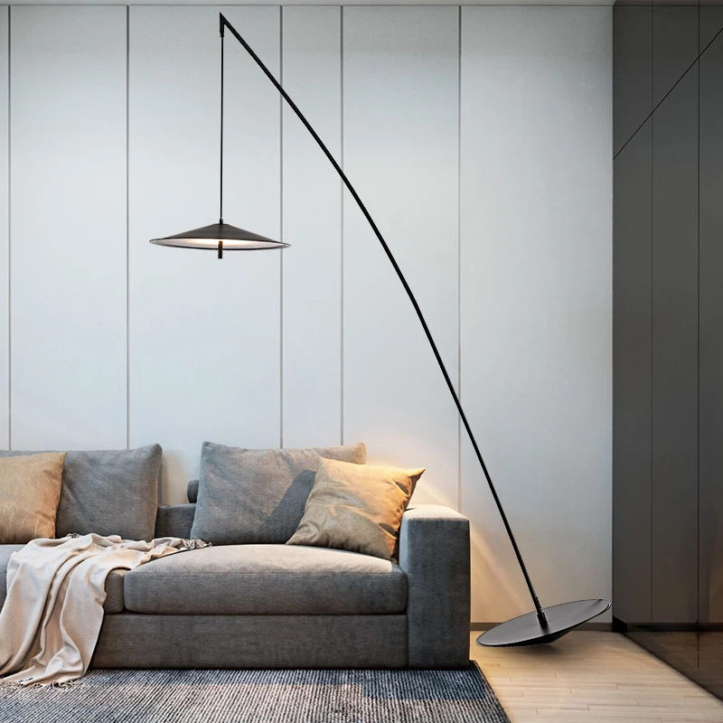 

Modern Metal Floor Lamp Restaurant Bar Villa Hotel Home Living Room Reading Bedroom Beside Standing Light FA182