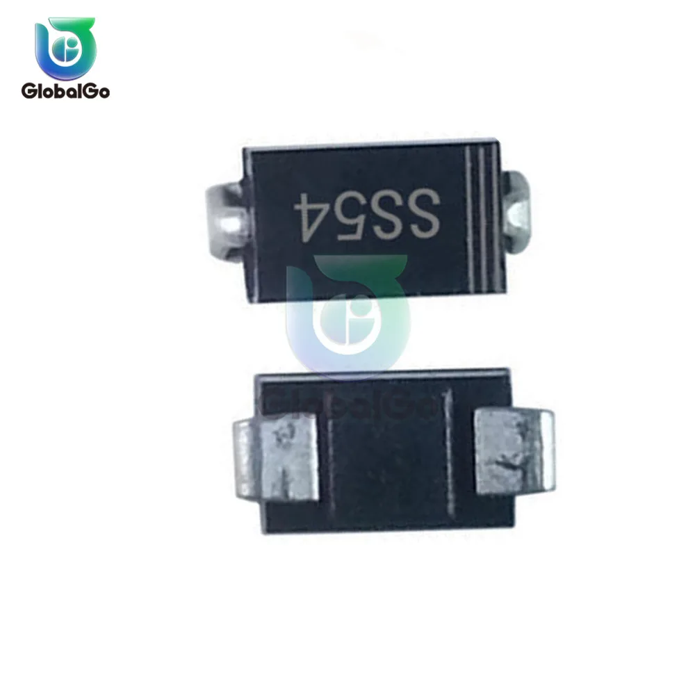 SS54 диод 5A 40V Schottky SMD SS 54 для двигателя выпрямительной печатной платы | Инструменты