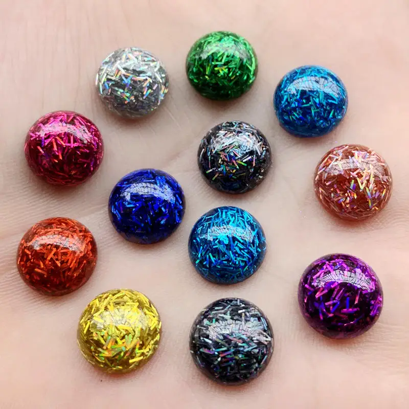 20 штук Bling Круглый Смола Стразы s 11 5 мм (Thickness5.5mm Красивые сандалии с плоской задней