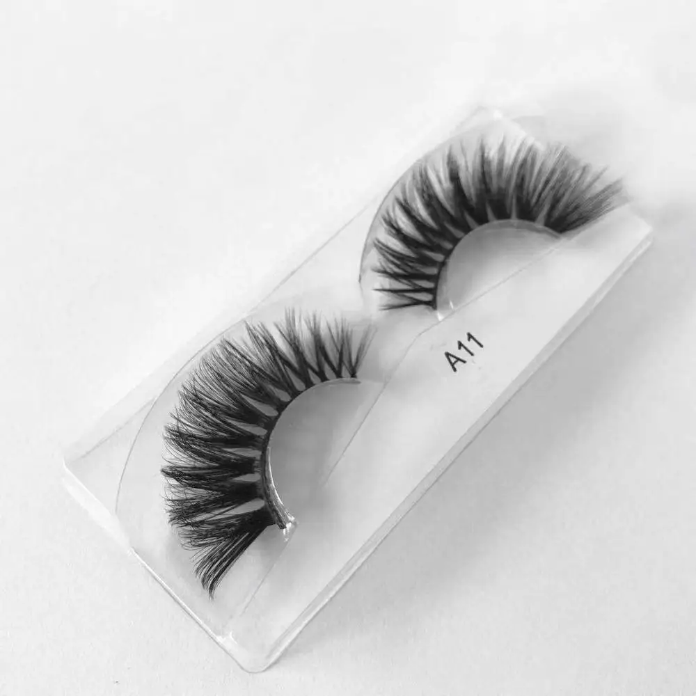 Мягкие Накладные ресницы из норки для наращивания пушистые толстые длинные