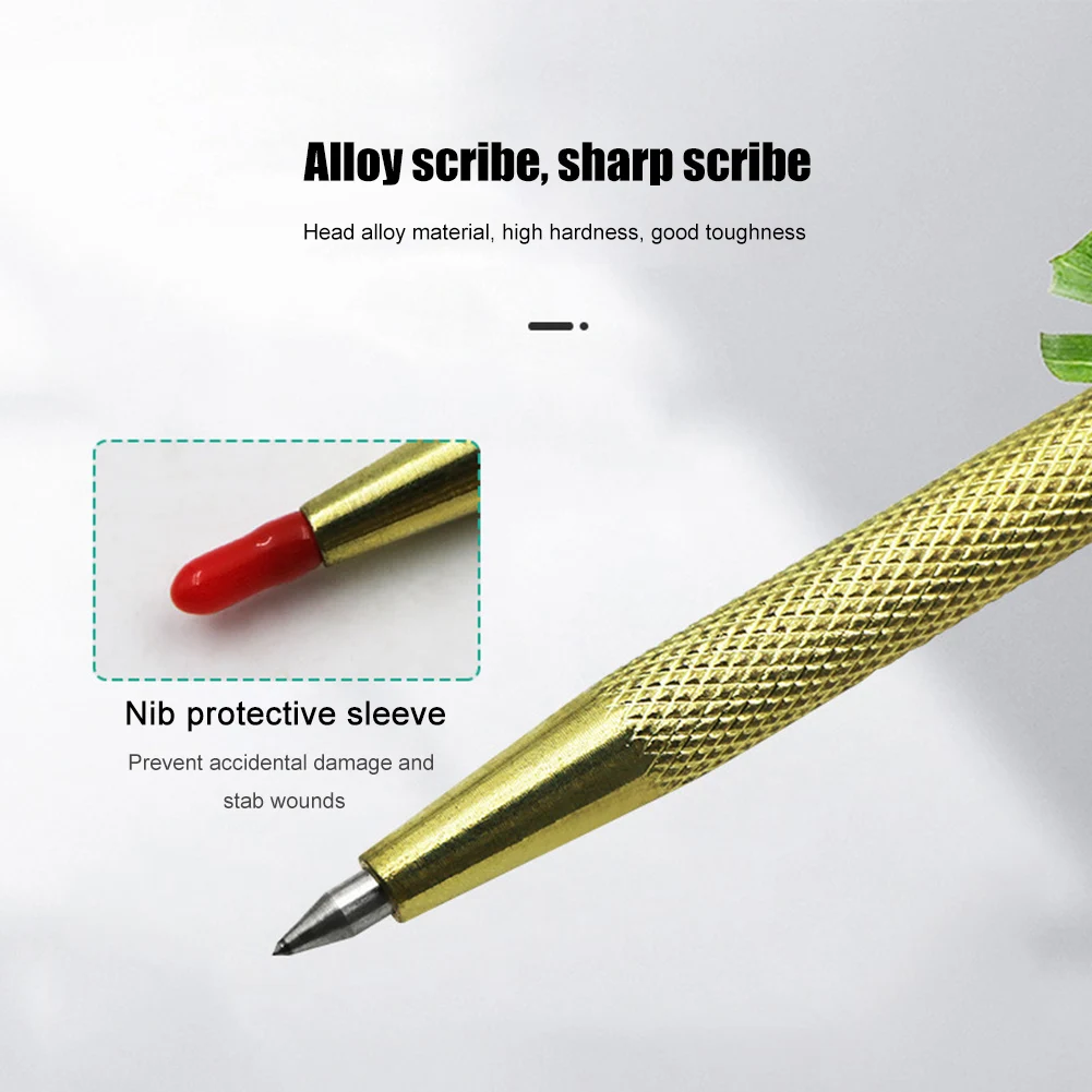 

Alloy Tungsten Steel Engraver Lettering Pen Strong Toughness Glass Portable for Glass Ceramic Scriber Hand Tool