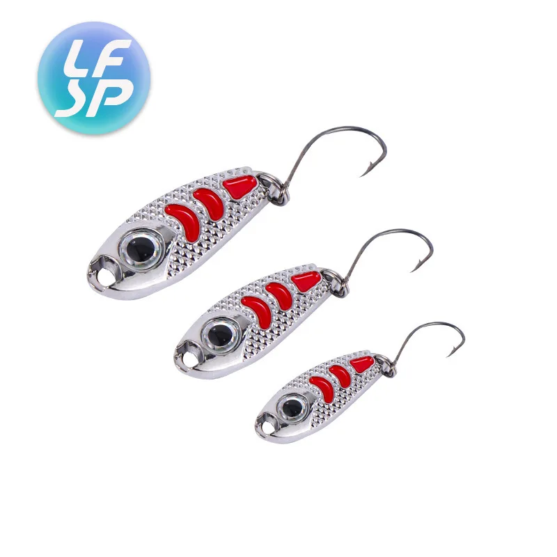 

Metal Spinner Spoon Lures Trout Fishing Lure Hard Bait Sequins Paillette Artificial Baits Spinnerbait Fish Tools1.5/2.5g/3.5g/5g