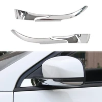 car exterior rearview mirror base decoration cover trim sticker for jeep compass 2017 2018 2019 2020 2021 accessories abs chrome