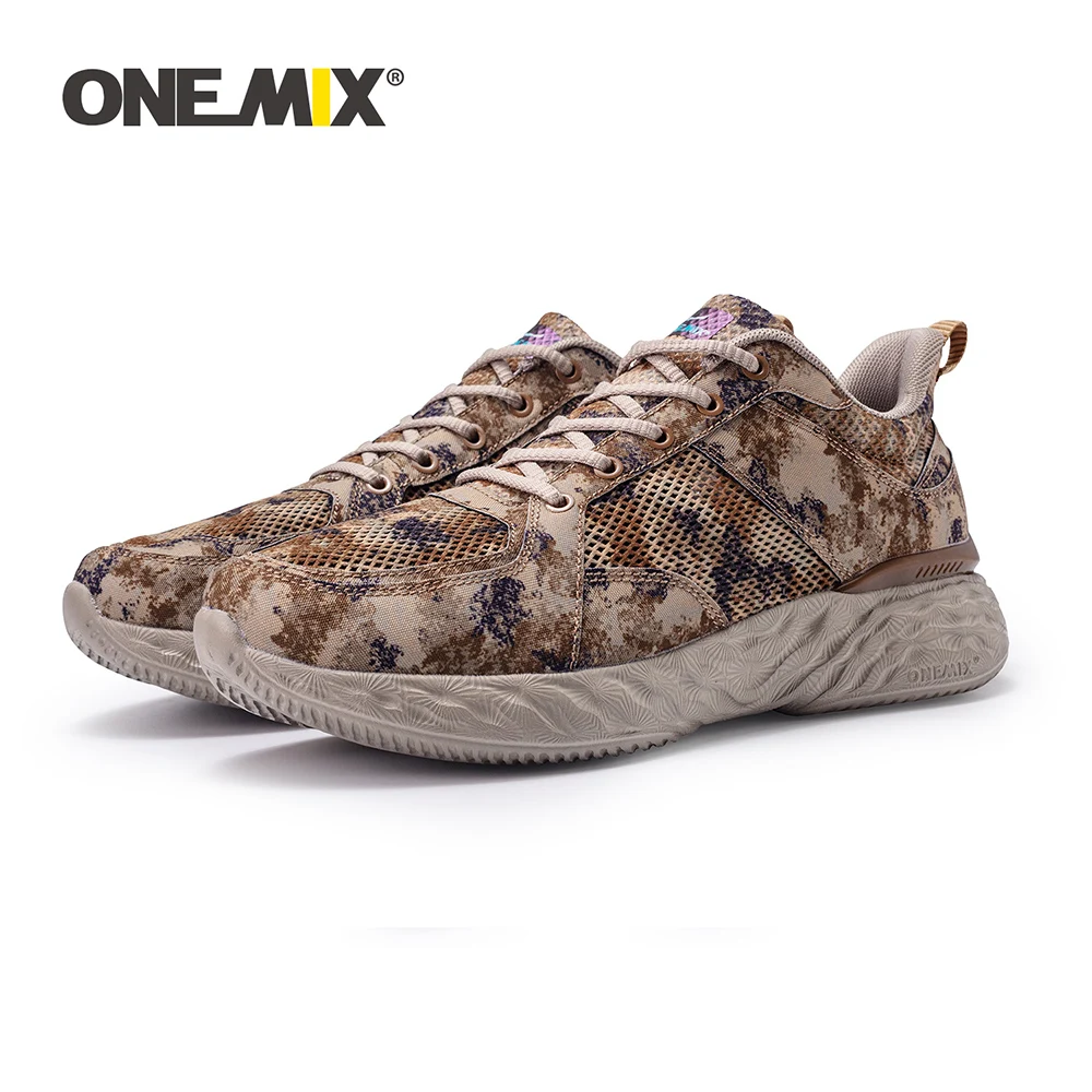 ONEMIX 2021 NEW Breathable Running Shoes Men Outdoor Walking Shoes Women Mesh Lightweight Sports Sneaker Men Trekking Shoes Men
