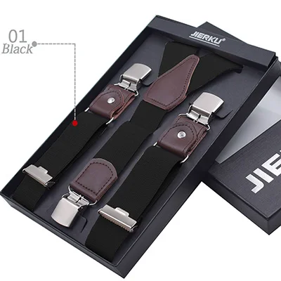 01 Deepeel 1 шт., 3,5*120 см, регулируемая эластичная Подвеска для взрослых, мужские ремни y-образной формы, Эластичные подтяжки, 3 зажима, подтяжки для штанов - Цвет: 01