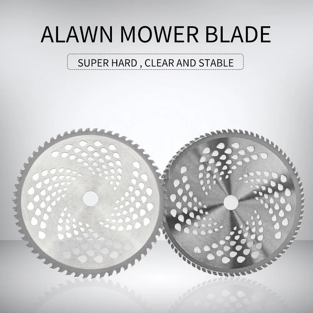 

2pcs 60/80T Grass Trimmer Head Blade Brush Cutter Saw Lawn Mower Fittings Grass Trimmer Blade Garden Tool Replacement