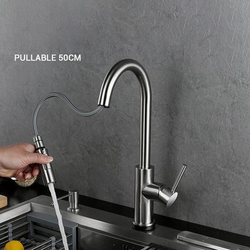 Сенсорный кран для кухни умный сенсорный умная раковина фотохромная щетка из