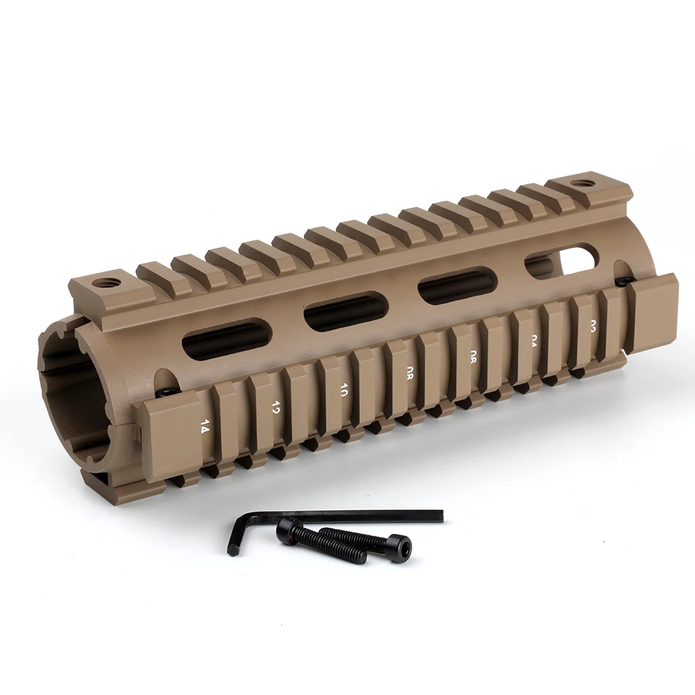 

Tactical 7 Inch Free Float Quad Picatinny Rail Drop-in Handguard Two-piece Design Installs On AR-15 Carbine Rifles