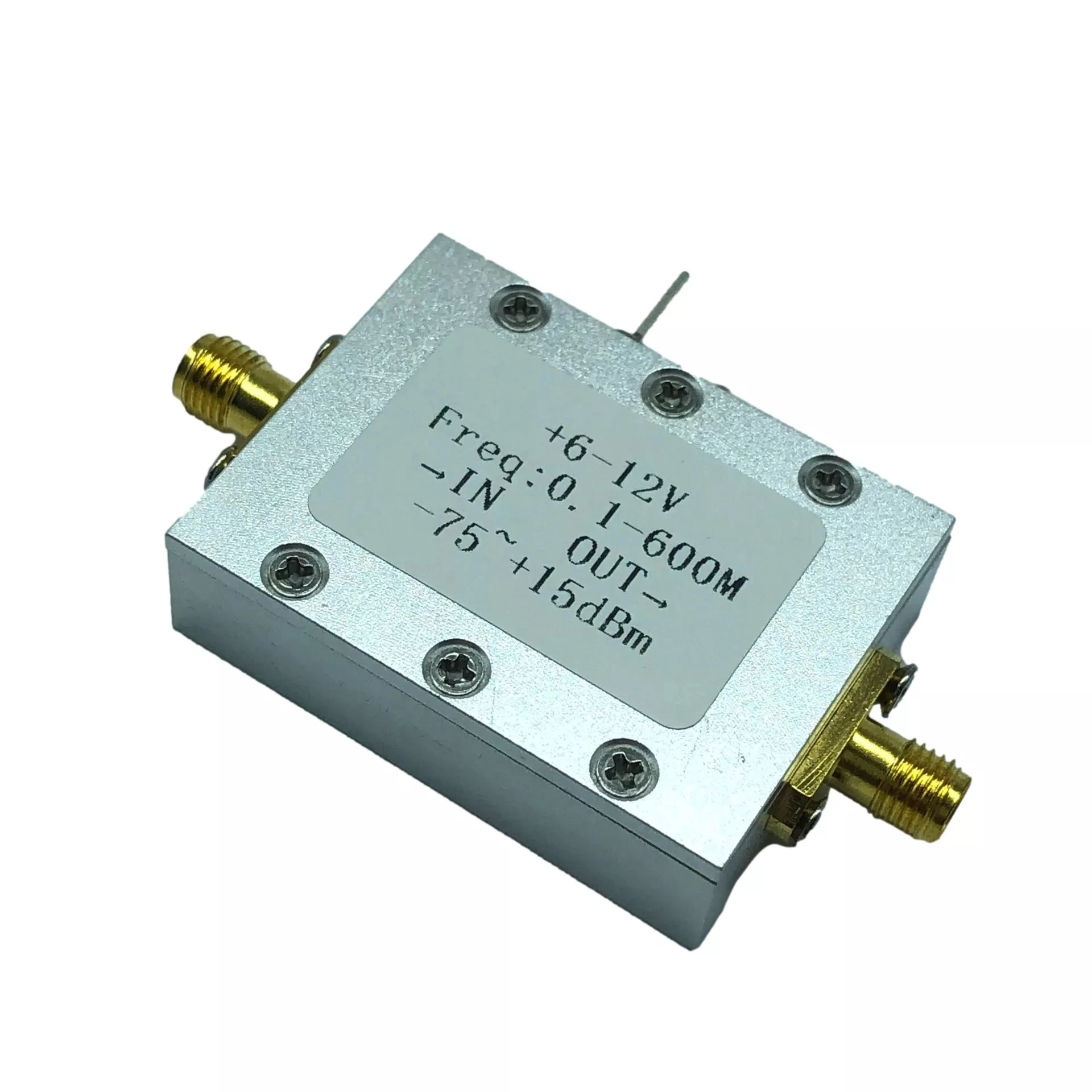 

AD8307 RF Power Meter Logarithmic Testing Detector 0.1-600M -75~+15dBm Module with Case Temperature Stability